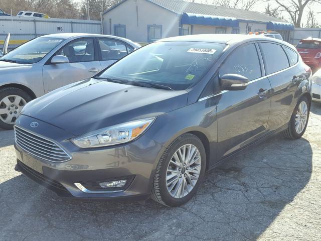 1FADP3N22FL313802 - 2015 FORD FOCUS TITA GRAY photo 2