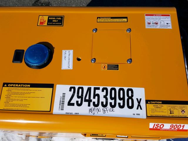 D180100066 - 2017 SUMM GENERATOR YELLOW photo 9