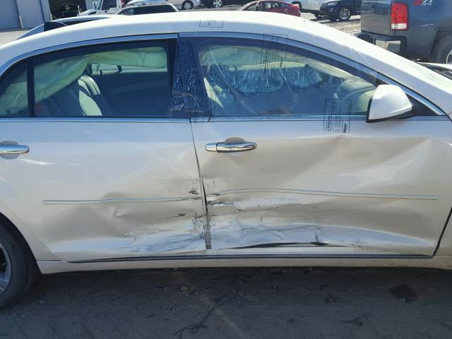 1G1ZC5E05CF315441 - 2012 CHEVROLET MALIBU 1LT 白色 照片 9