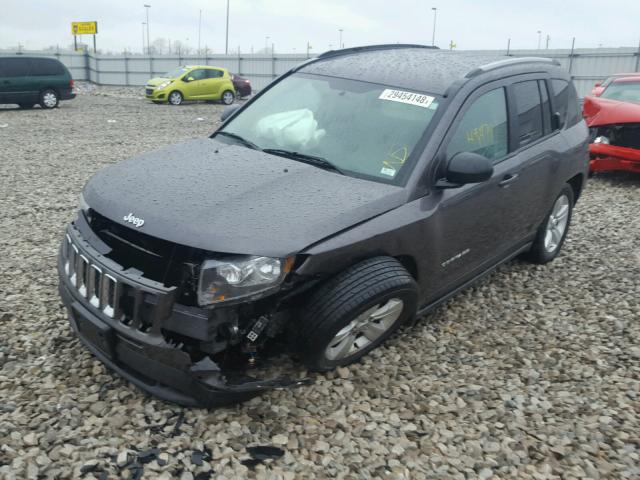 1C4NJCBB0FD420183 - 2015 JEEP COMPASS SP GRAY photo 2