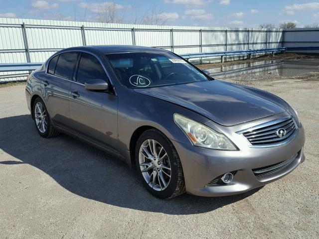 JN1CV6AP4DM717953 - 2013 INFINITI G37 BASE GRAY photo 1