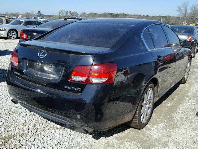 JTHBH96S565029793 - 2006 LEXUS GS GENERAT BLACK photo 4