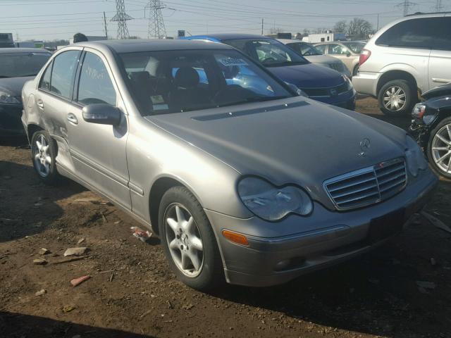 WDBRF81JX3F400658 - 2003 MERCEDES-BENZ C 240 4MAT BEIGE photo 1