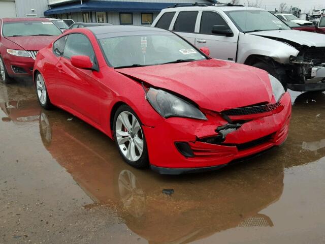 KMHHT6KD2AU027641 - 2010 HYUNDAI GENESIS 2. RED photo 1