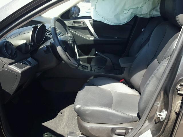 JM1BL1MP8D1792346 - 2013 MAZDA 3 I GRAY photo 5