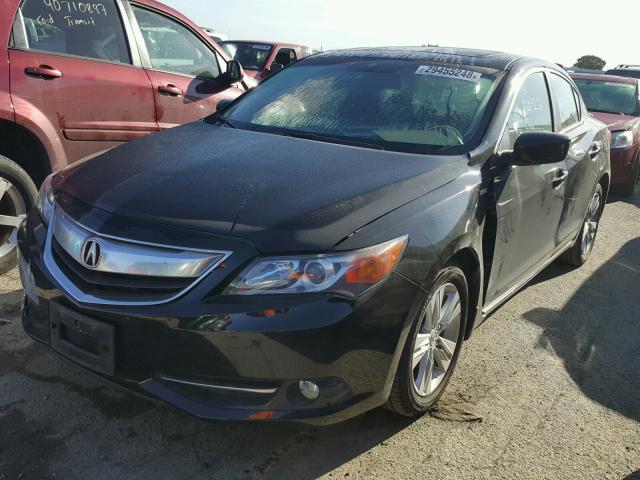 19VDE3F7XDE302507 - 2013 ACURA ILX HYBRID BLACK photo 2