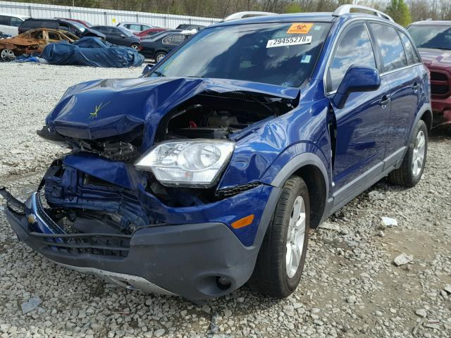 3GNAL2EK5DS542086 - 2013 CHEVROLET CAPTIVA LS 蓝色 照片 2