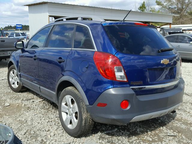 3GNAL2EK5DS542086 - 2013 CHEVROLET CAPTIVA LS BLUE photo 3