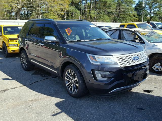 1FM5K8HT5HGD62658 - 2017 FORD EXPLORER P BLACK photo 1