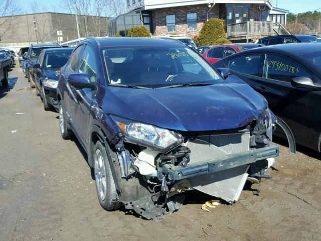 3CZRU6H76GM711655 - 2016 HONDA HR-V EXL BLUE photo 1