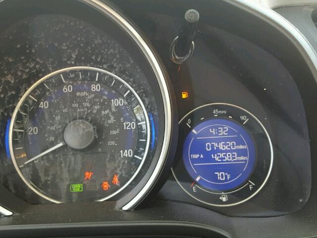 3HGGK5H85FM770475 - 2015 HONDA FIT EX WHITE photo 8