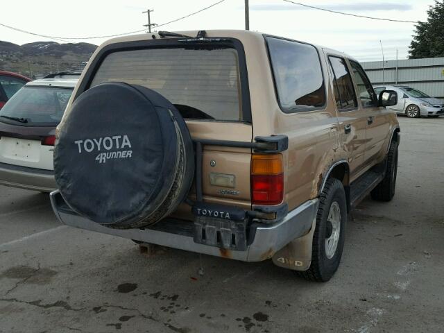 JT3VN39W6L0043928 - 1990 TOYOTA 4RUNNER VN GOLD photo 4