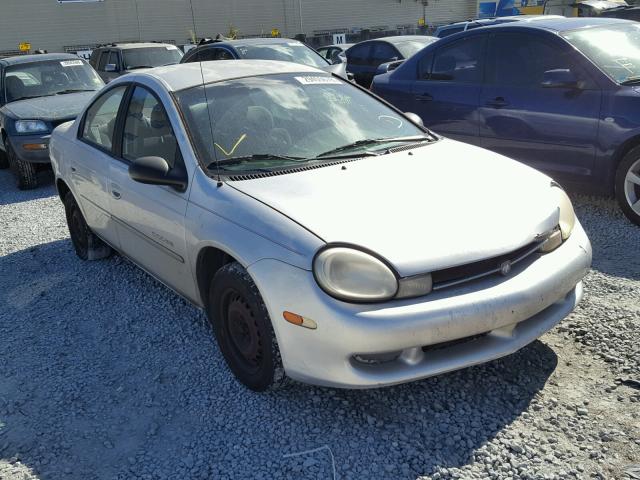 1B3ES46C0YD831528 - 2000 DODGE NEON BASE SILVER photo 1