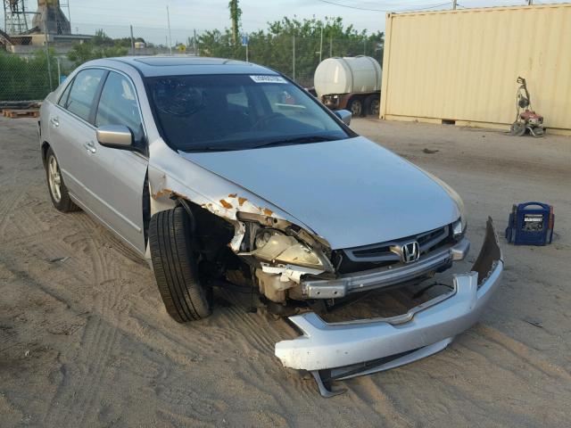 1HGCM56745A048879 - 2005 HONDA ACCORD EX SILVER photo 1