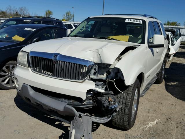 5LMEU88H74ZJ13926 - 2004 LINCOLN AVIATOR 白色 照片 2