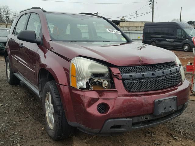 2CNDL23F276245593 - 2007 CHEVROLET EQUINOX LS MAROON photo 1