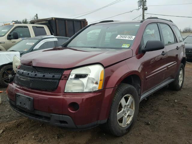 2CNDL23F276245593 - 2007 CHEVROLET EQUINOX LS MAROON photo 2