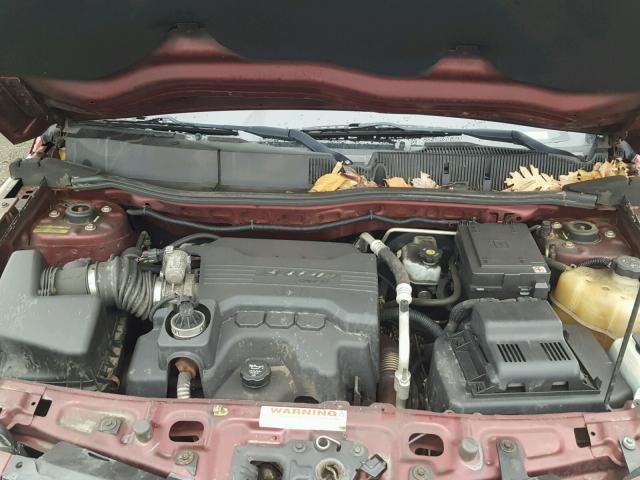 2CNDL23F276245593 - 2007 CHEVROLET EQUINOX LS MAROON photo 7