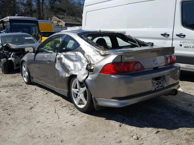 JH4DC53006S004076 - 2006 ACURA RSX TYPE-S GRAY photo 3