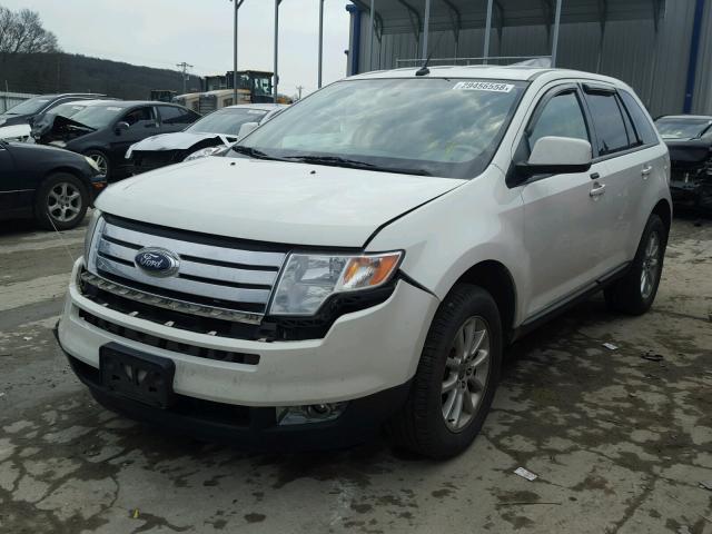 2FMDK38C19BA59156 - 2009 FORD EDGE SEL WHITE photo 2