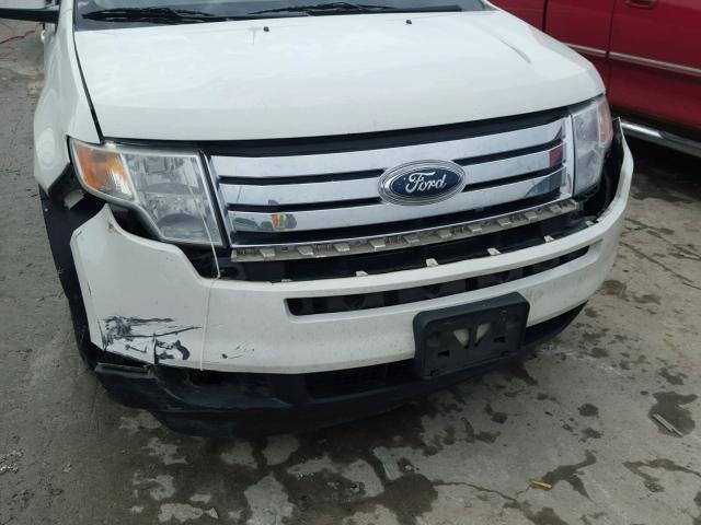 2FMDK38C19BA59156 - 2009 FORD EDGE SEL WHITE photo 9