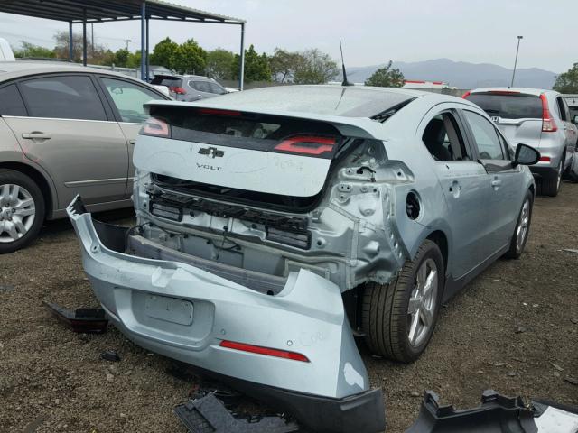 1G1RF6E42DU102329 - 2013 CHEVROLET VOLT BLUE photo 4