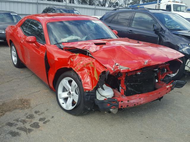 2C3CDYAG9EH250954 - 2014 DODGE CHALLENGER RED photo 1