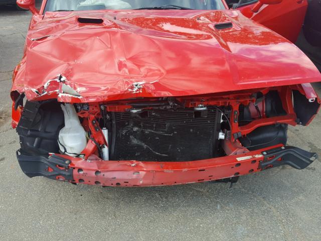 2C3CDYAG9EH250954 - 2014 DODGE CHALLENGER RED photo 9