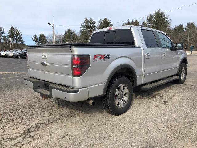 1FTFW1EF5DFC68248 - 2013 FORD F150 SUPER SILVER photo 4