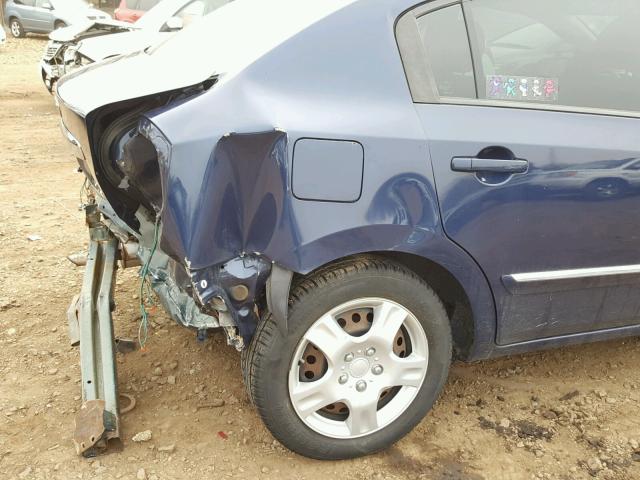 3N1AB6AP7AL670391 - 2010 NISSAN SENTRA 2.0 BLUE photo 9