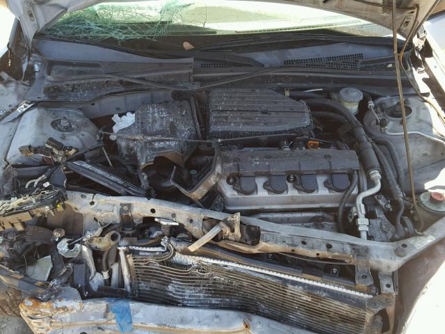 2HGES16355H578669 - 2005 HONDA CIVIC DX V SILVER photo 7