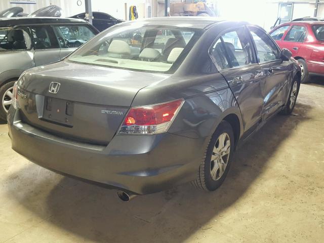 1HGCP26498A049865 - 2008 HONDA ACCORD LXP GRAY photo 4