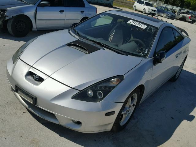 JTDDY32TXY0027737 - 2000 TOYOTA CELICA GT- SILVER photo 2