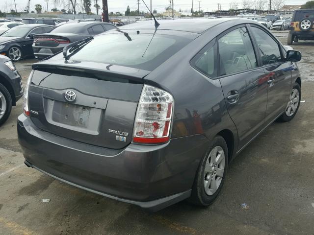 JTDKB20U173204171 - 2007 TOYOTA PRIUS GRAY photo 4