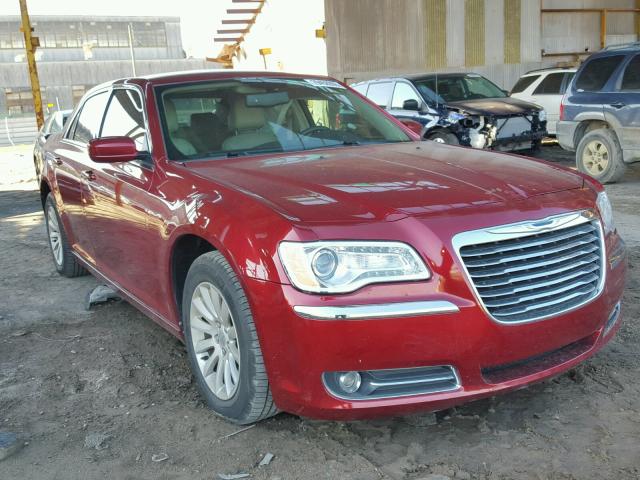 2C3CCAAG3EH148494 - 2014 CHRYSLER 300 RED photo 1