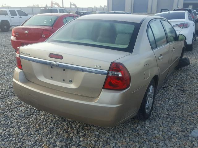 1G1ZS51F46F102806 - 2006 CHEVROLET MALIBU LS Qəhvəyi foto 4