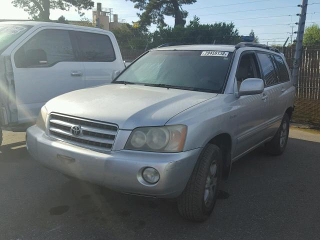 JTEGF21AX20031531 - 2002 TOYOTA HIGHLANDER GRAY photo 2