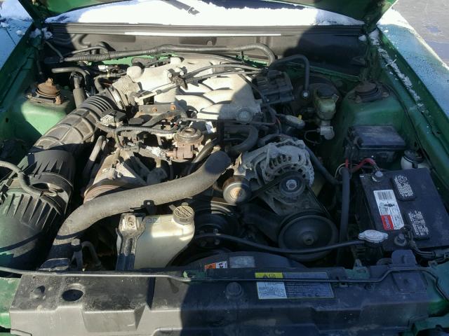 1FAFP444X1F150048 - 2001 FORD MUSTANG GREEN photo 7