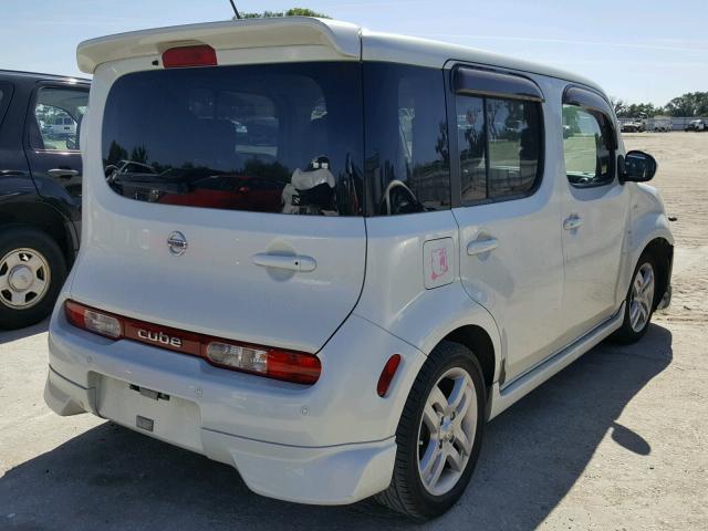 JN8AZ28R59T116772 - 2009 NISSAN CUBE BASE WHITE photo 4