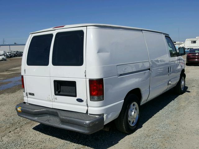 1FTRE14W74HA51791 - 2004 FORD ECONOLINE WHITE photo 4