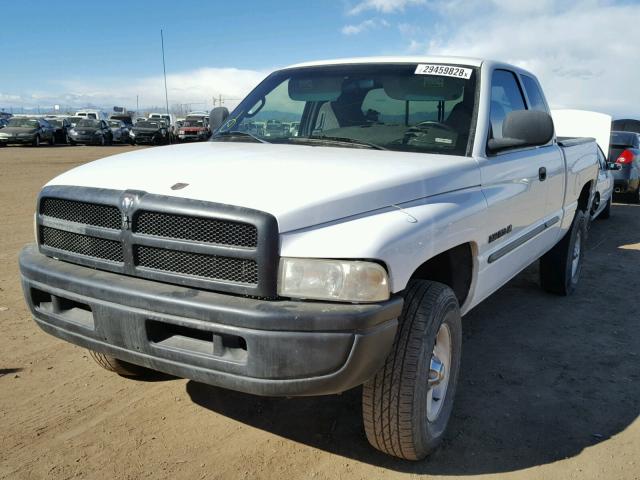 1B7HF13ZX1J580824 - 2001 DODGE RAM 1500 WHITE photo 2