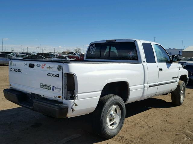 1B7HF13ZX1J580824 - 2001 DODGE RAM 1500 WHITE photo 4