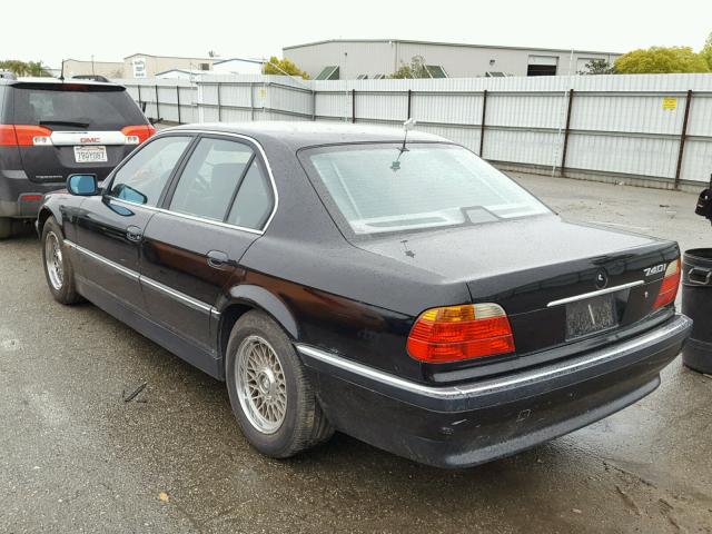 WBAGG8332XDN73206 - 1999 BMW 740 I AUTO BLACK photo 3