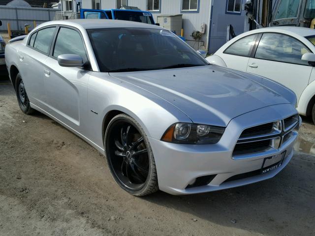 2C3CDXCT6CH137903 - 2012 DODGE CHARGER R/ SILVER photo 1