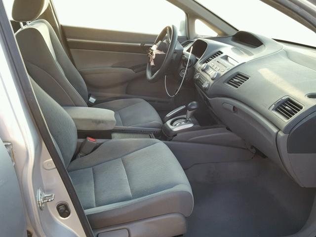 19XFA1F88AE031161 - 2010 HONDA CIVIC EX ვერცხლისფერი ფოტო 5