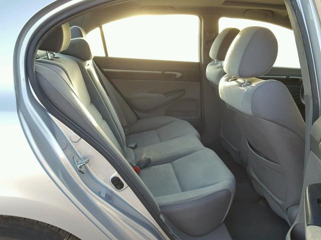 19XFA1F88AE031161 - 2010 HONDA CIVIC EX ვერცხლისფერი ფოტო 6