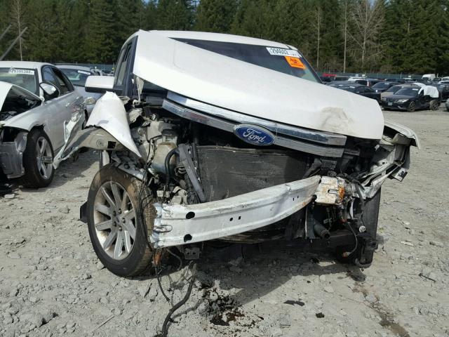 2FMHK6CC2BBD27955 - 2011 FORD FLEX SEL WHITE photo 7