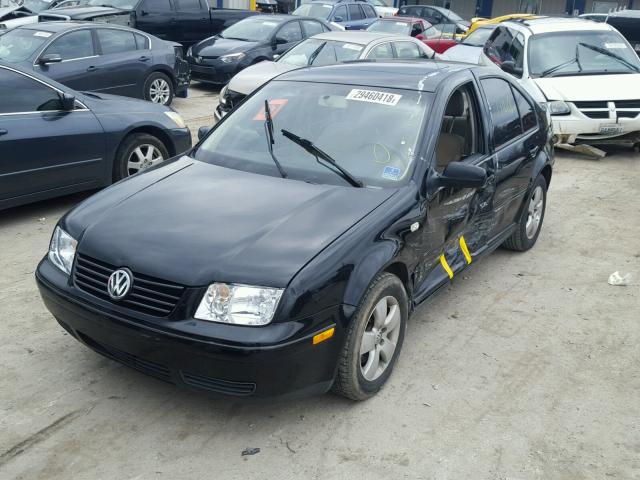 3VWSK69M93M015381 - 2003 VOLKSWAGEN JETTA GLS BLACK photo 2