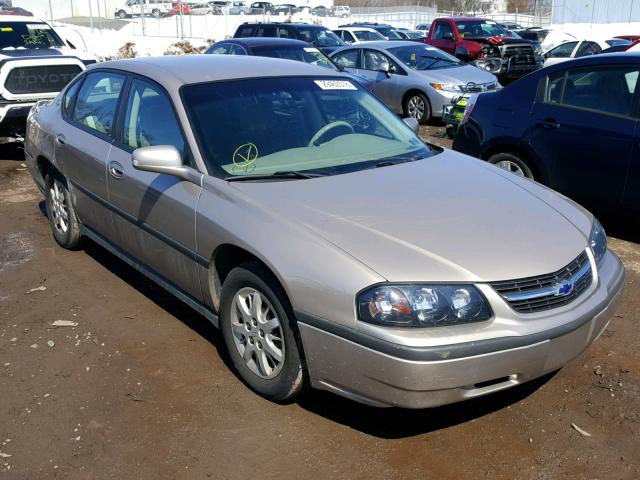 2G1WF55E719377421 - 2001 CHEVROLET IMPALA GOLD photo 1