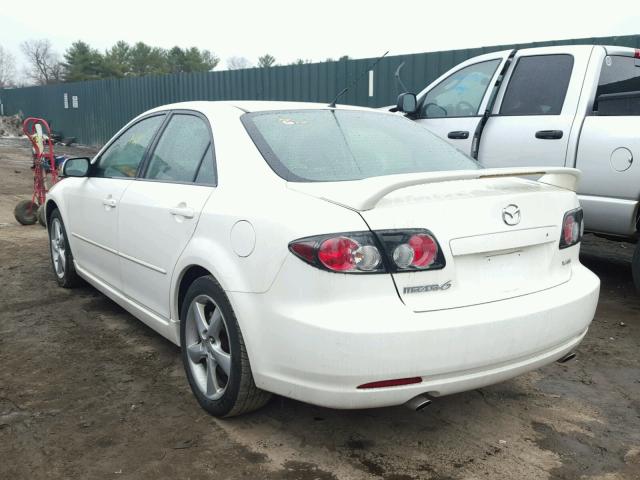 1YVHP80D775M17591 - 2007 MAZDA 6 S WHITE photo 3